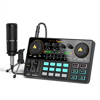 Maono Maonocaster Lite AU-AM200 S1 Podcast mixer with microphone