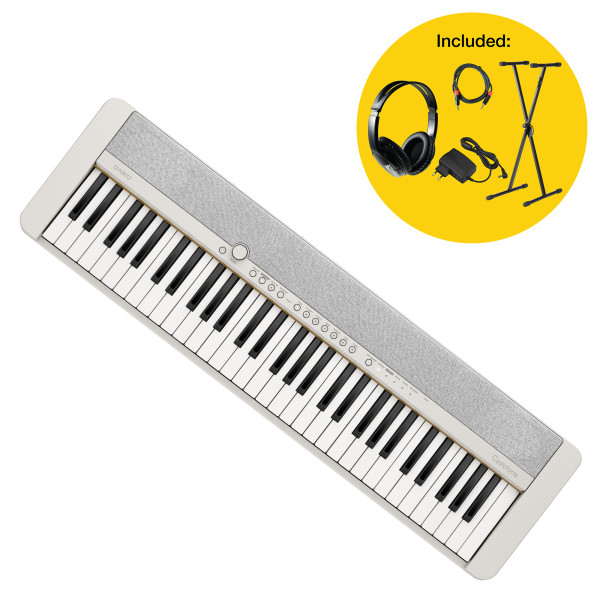 Casio Bundle CT-S1WH Digital Piano - 2