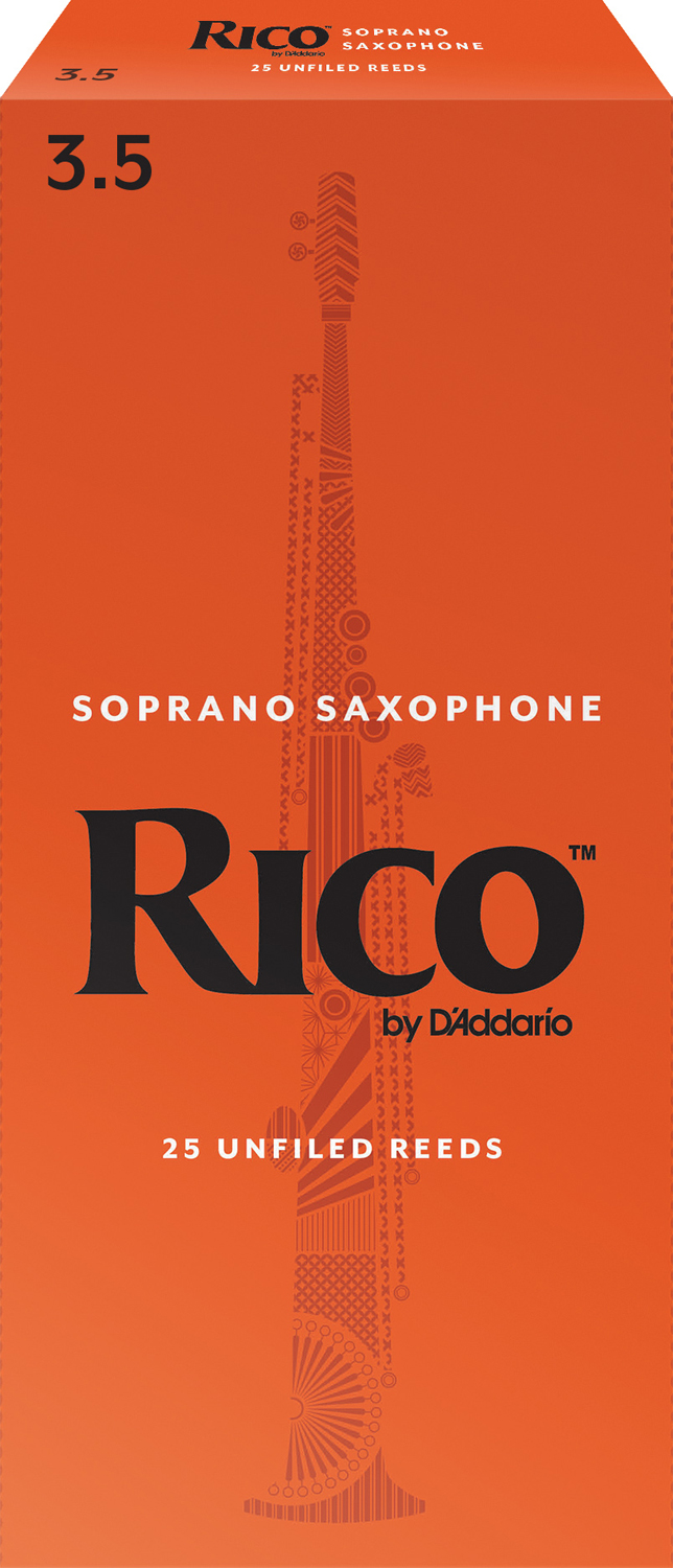 Rico Soprano-Saxophone Box of 25. Strength 3.5