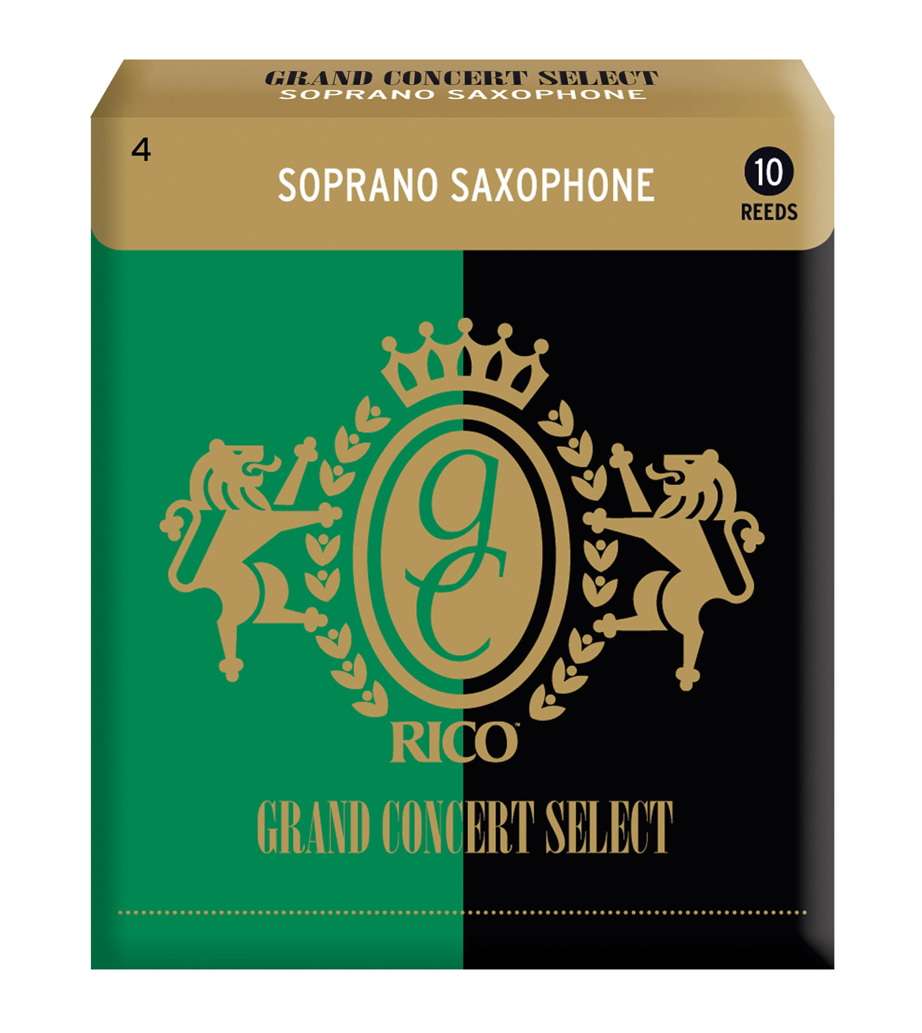 Rico Grand Consert Select Sopransaxofon 10-Pack. Tjocklek 4