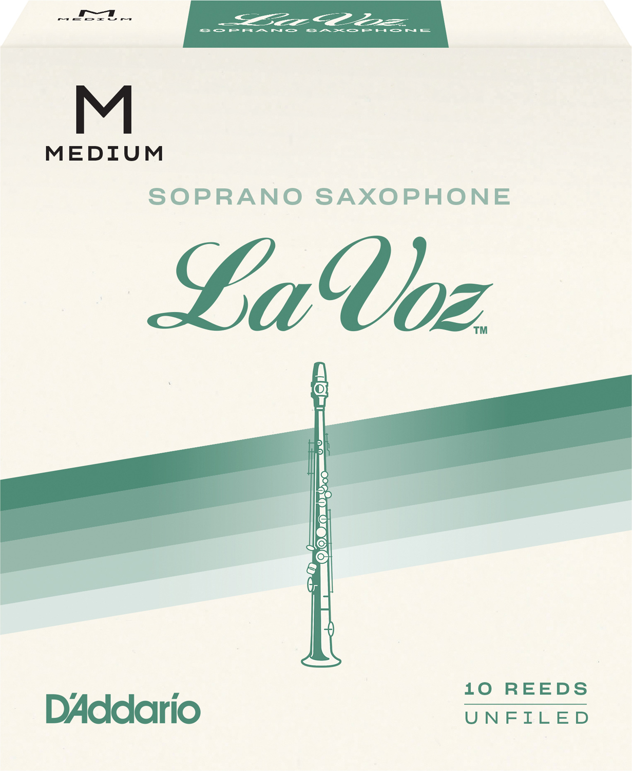 Rico La Voz Soprano-Saxophone Box of 10. Strength MD