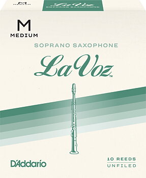 Rico La Voz Sopransaxofon 10-Pack. Tjocklek MD