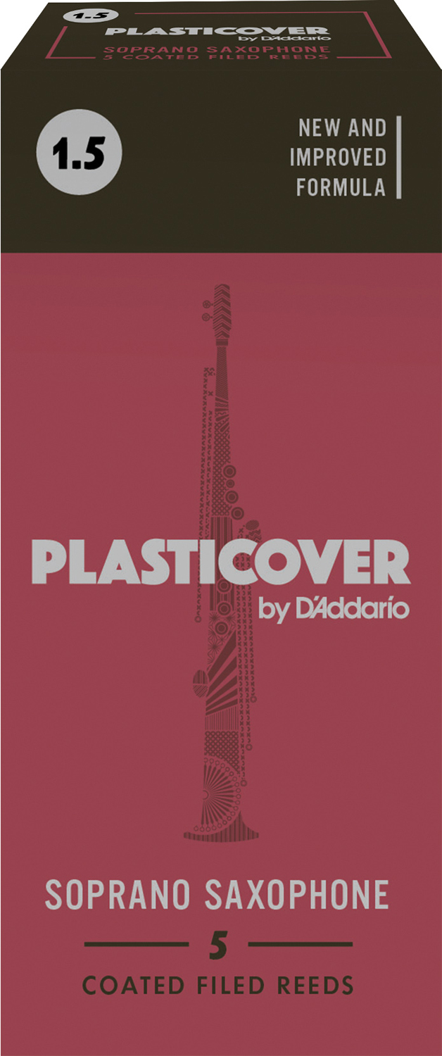 Rico Plastic Soprano-Saxophone Box of 5. Strength 1.5