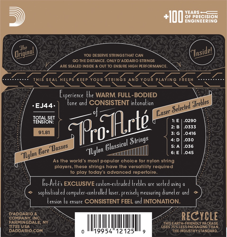 D'Addario Pro Árte EJ44 Extra Hard Tension - 3