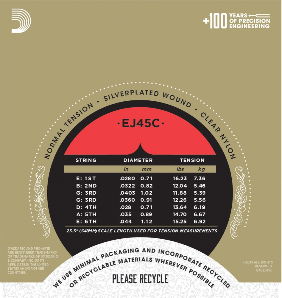 D'Addario Pro Árte EJ45C - 4