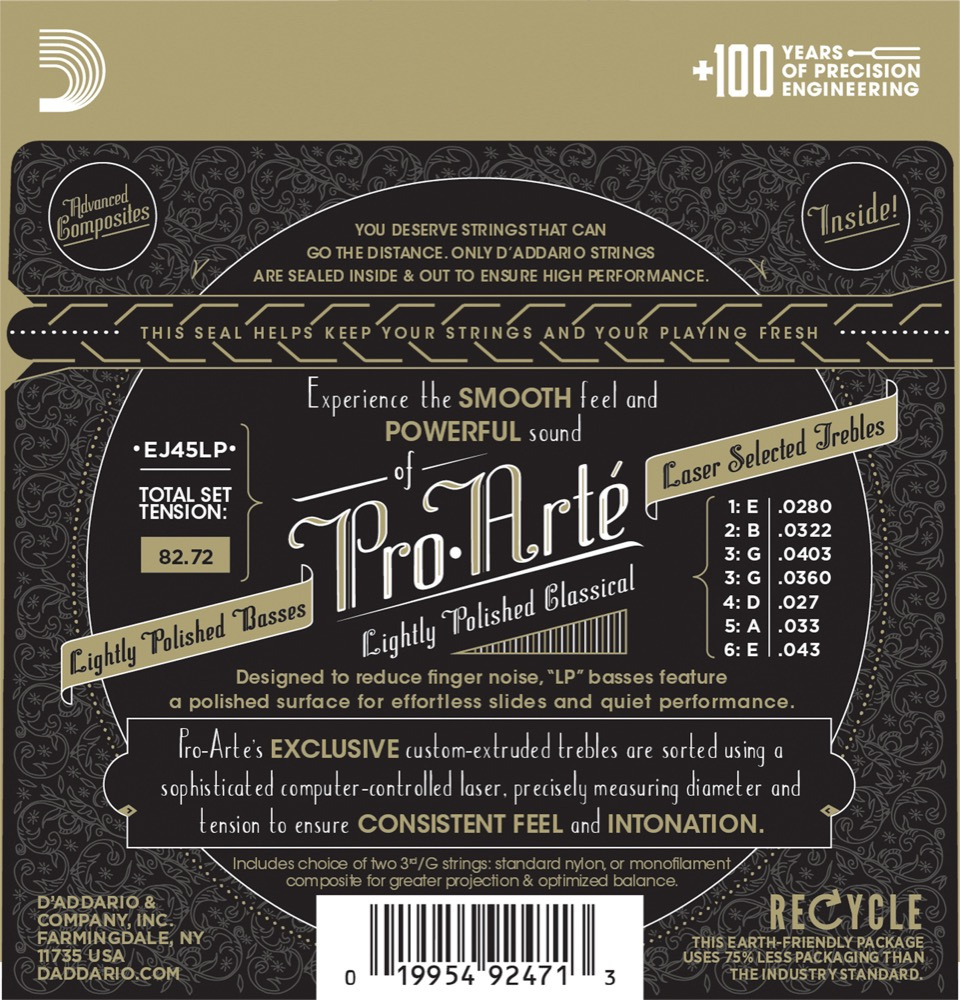 D'Addario Pro Árte EJ45LP - 3