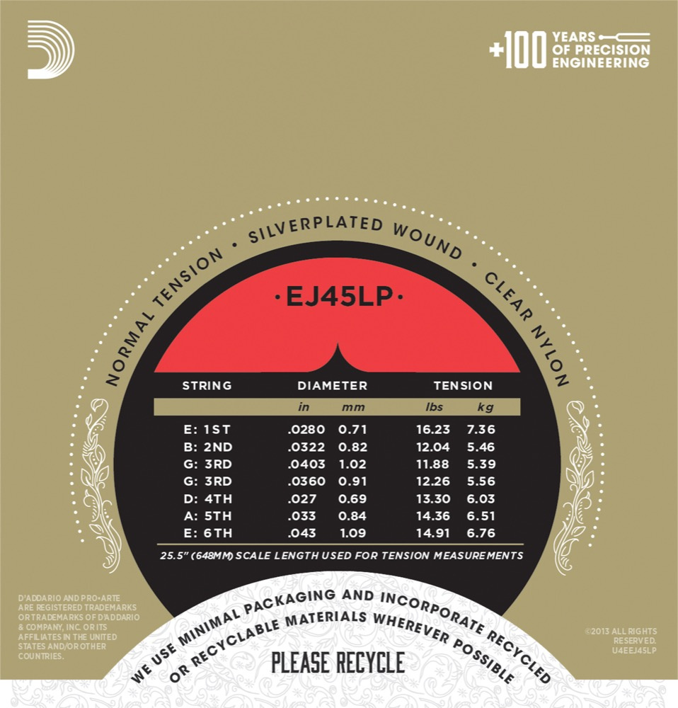 D'Addario Pro Árte EJ45LP - 4
