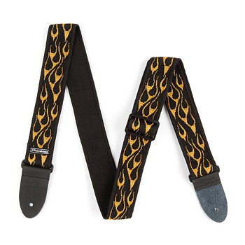 Dunlop D3811OY Strap Flames