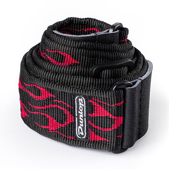 Dunlop D3811RD Strap Flambe-Red