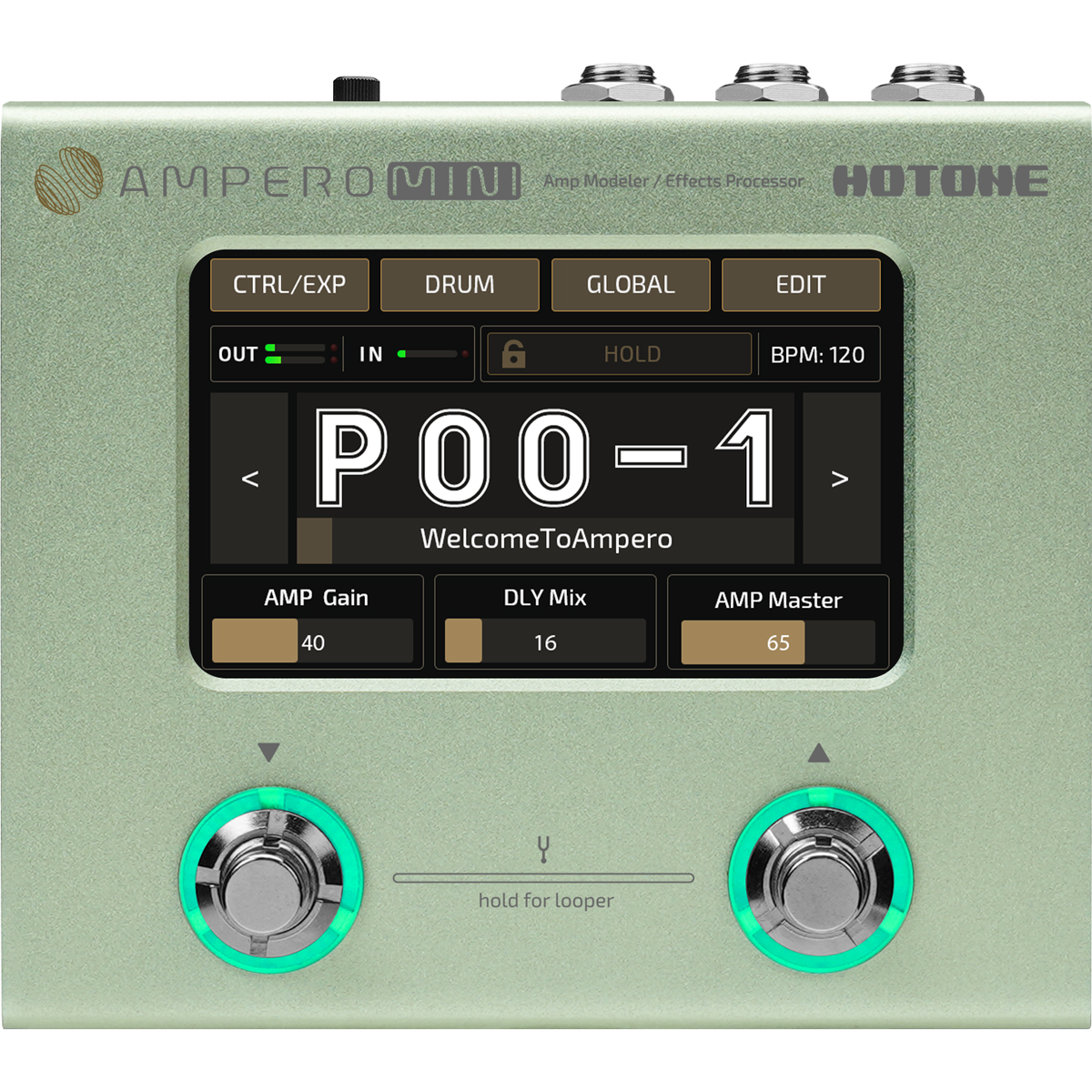 Hotone MP-50MC Ampero Mini Multieffekt Matcha