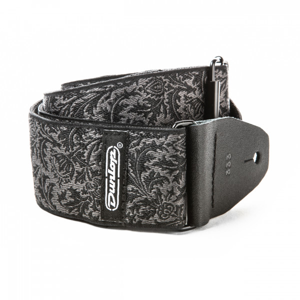 Dunlop D67-14 JACQUARD BLACK THISTLE STRAP - 2