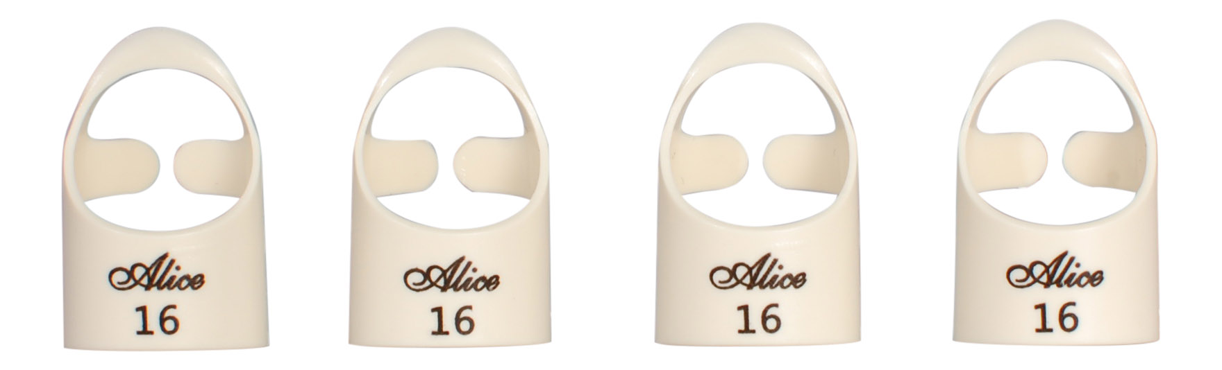 Alice AP-4M2 16 mm Fingerplektrum, 4-pack