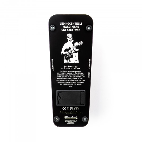 Dunlop LN95 Leo Nocentelli Mardi Gras Cry Baby Wah - 5