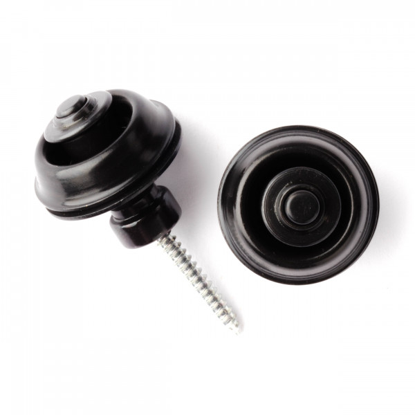 Dunlop SLS1503BK Straplok Black Trad - 2