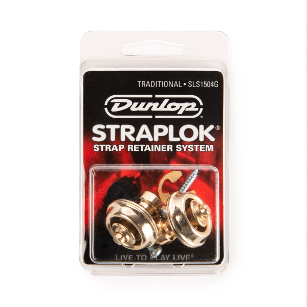 Dunlop SLS1504G Straplok Gold