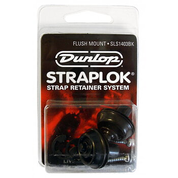 Dunlop Straplok SLS 1403BK Black FLUSH