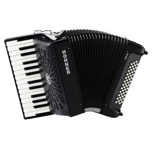 HOHNER Bravo I 49 F, black (SilentKey)
