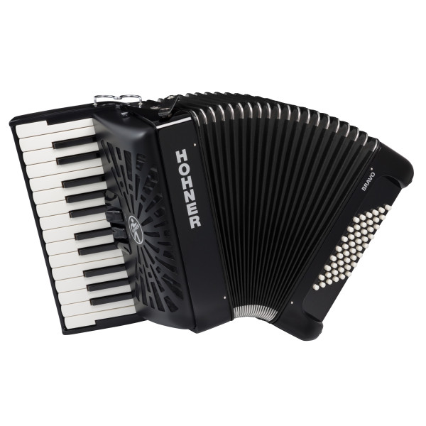 HOHNER Bravo II 48 black (SilentKey)