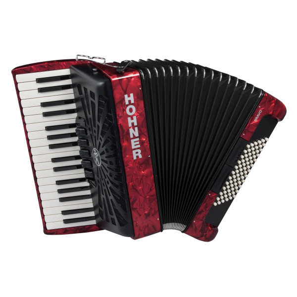 HOHNER Bravo III 72 red (SilentKey)