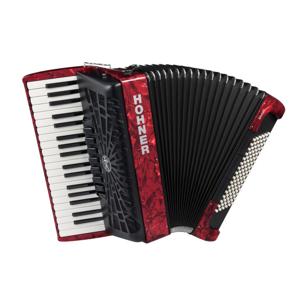 HOHNER Bravo III 96 red (SilentKey)
