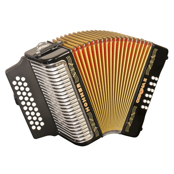 HOHNER Corona II GCF, black lacquered