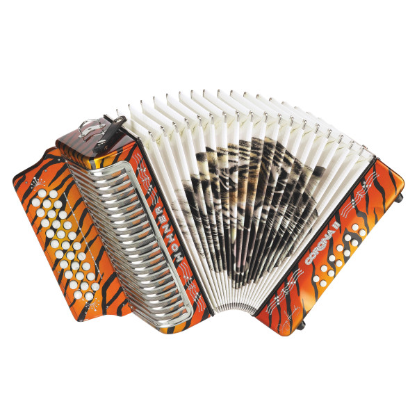 HOHNER Corona II Los Tigres, GCF, Orange