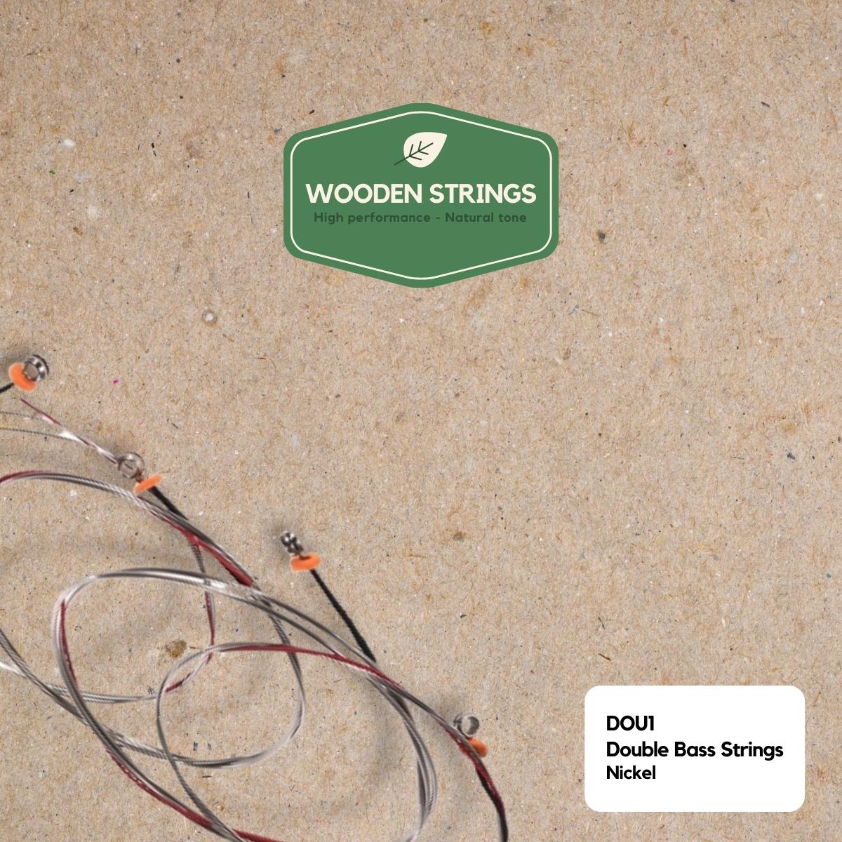 Wooden strings DOU1 kontrabassträngar