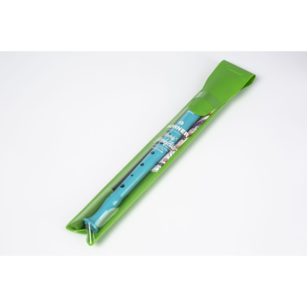 HOHNER C-Soprano, 1 part, plastic, German, pb light blue - 2
