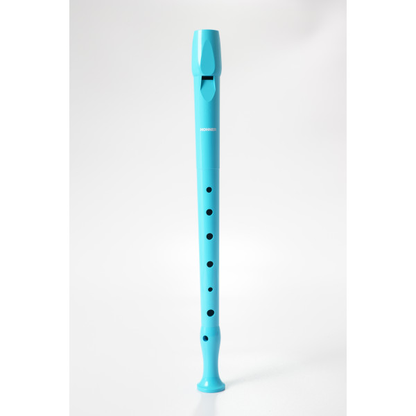 HOHNER C-Soprano, 1 part, plastic, German, pb light blue - 3