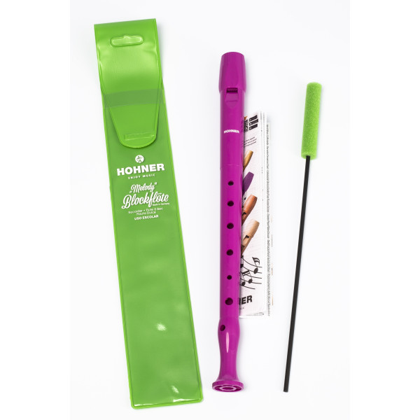HOHNER C-Sopran, 1 del, Plast, Tyskt grepp, pb violet