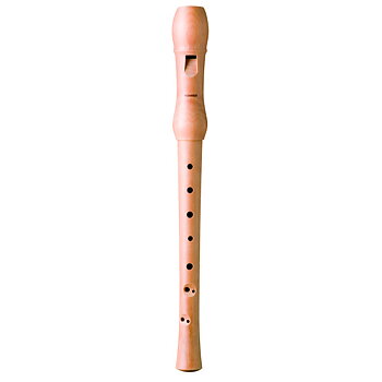 HOHNER C-Sopran, Lätt Päronträ, 2 delar, Barockgrepp, pb