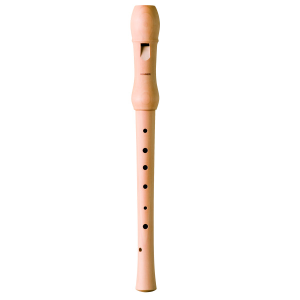HOHNER C-Sopran, Ljus Päronträ, 2 delar, Tyskt Grepp, pb