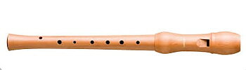 HOHNER C-Sopran, Päronträ, 2 delar, Barockgrepp, p
