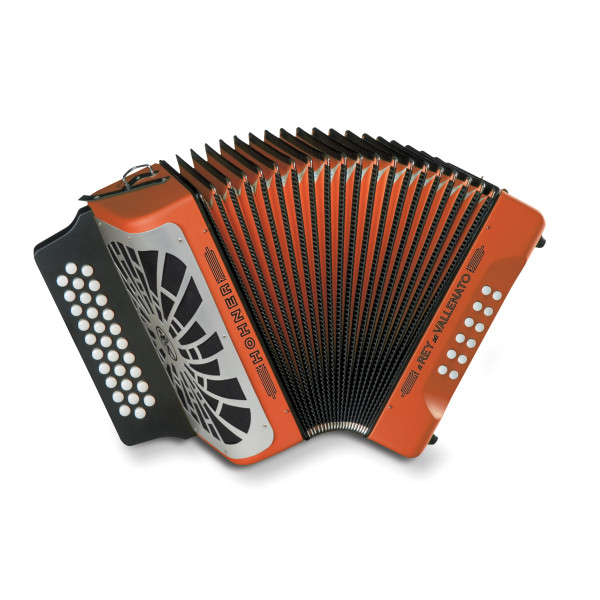 HOHNER El Rey del Vallenato BbEbAb, Orange