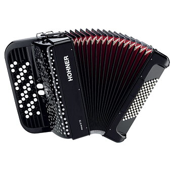 HOHNER NOVA II 72, Svart, C-stepped