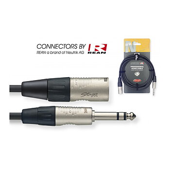 Stagg NAC3PSXMR TRS to XLR, 3M