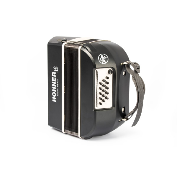 HOHNER XS Vuxen Mörkgrå/Vit med Gigbag - 10