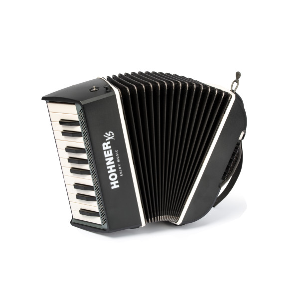 HOHNER XS Vuxen Mörkgrå/Vit med Gigbag - 6