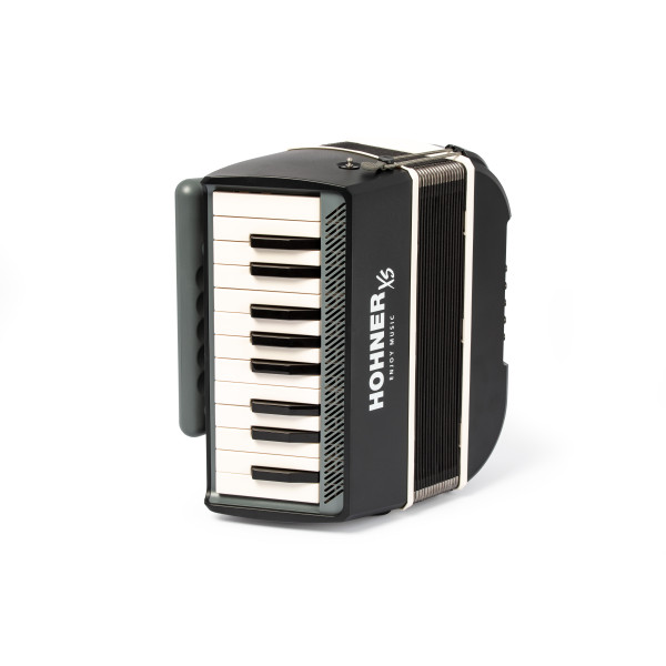 HOHNER XS Vuxen Mörkgrå/Vit med Gigbag