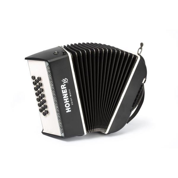 HOHNER XS B-System, Vixen Mörkgrå/Vit med Gigbag
