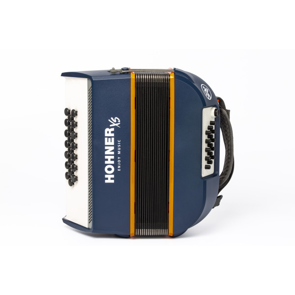 HOHNER XS B-System, Children Dark Blue/Orange with Gigbag - 7