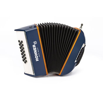 HOHNER XS B-System, Barn Mörkblå/Orange med Gigbag