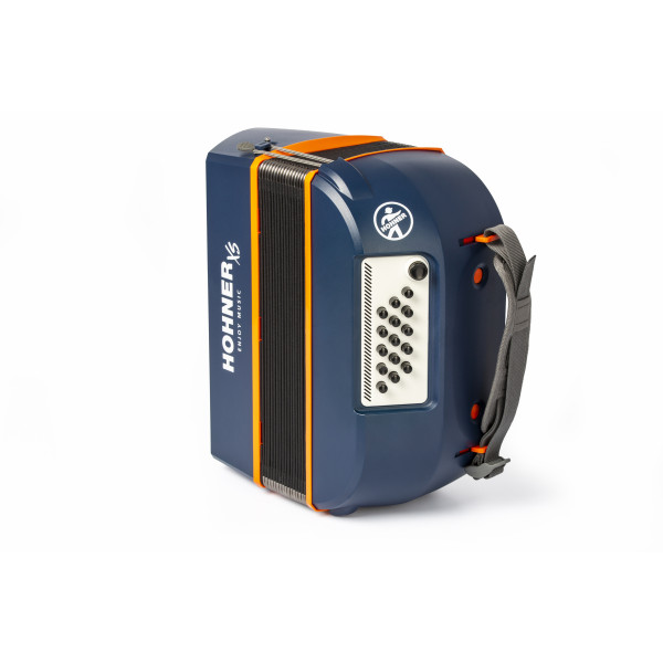 HOHNER XS Barn Mörkblå/Orange DE Endast med book och överdrag