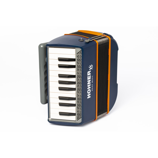 HOHNER XS Child Mörkblå/Orange med Gigbag - 7