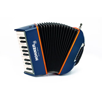HOHNER XS Child Mörkblå/Orange med Gigbag