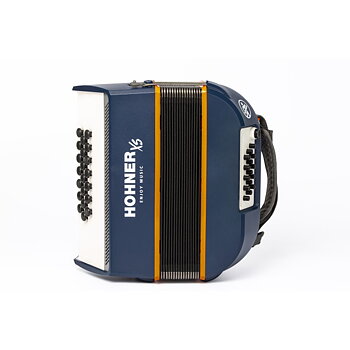 HOHNER XS C-System, Child Mrkblå/Orange med Gigbag