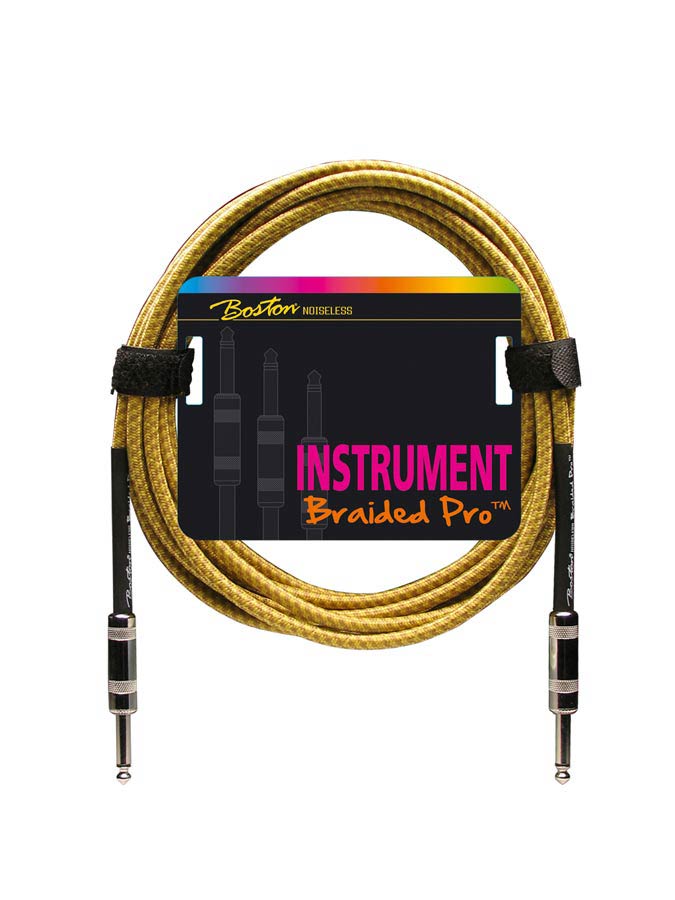 Boston Braided Pro Instrument Cable Gul 3m