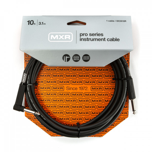 MXR DCIX10R Pro Series Vinklad Instrumentkabel 3 m