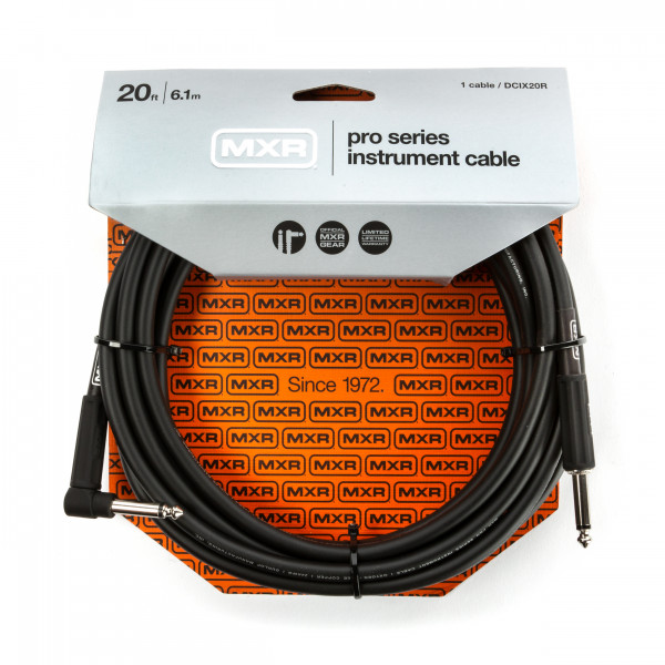 MXR DCIX20R Pro Series Vinklad Instrumentkabel 6 m
