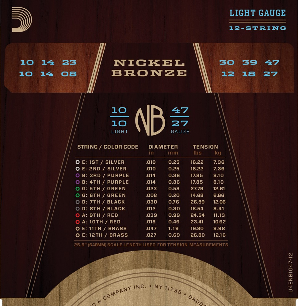 D'Addario NB1047-12 - 6